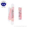 Roségouden logo lipgloss kleine cosmetische doos